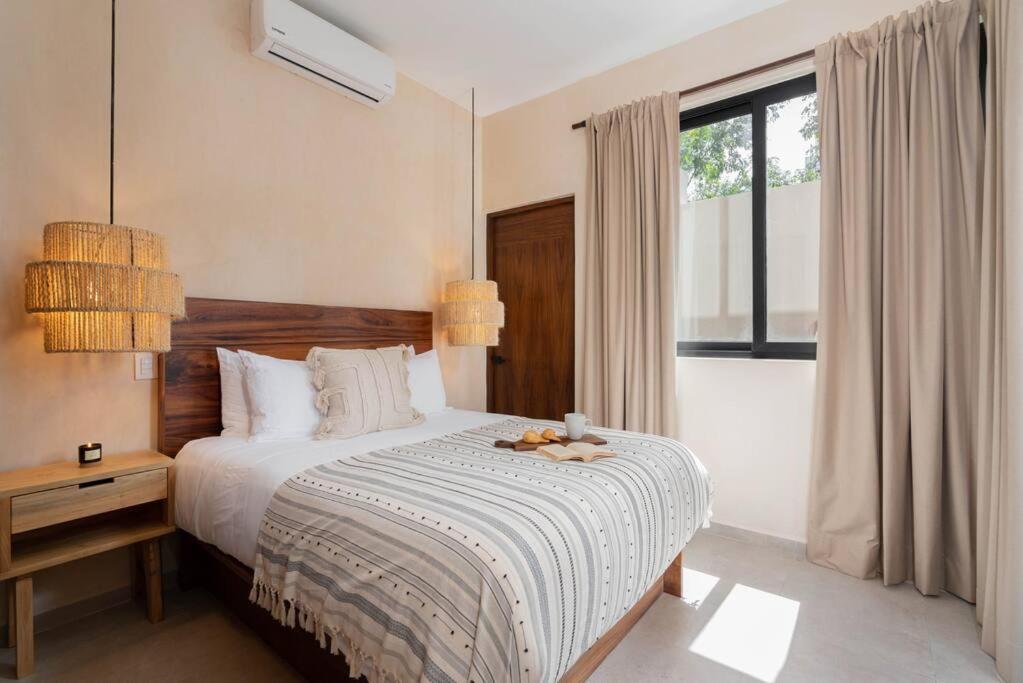 Apartmán Lujoso Departamento Boho-Chic Con Alberca Privada Tulum Exteriér fotografie