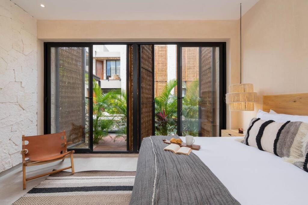 Apartmán Lujoso Departamento Boho-Chic Con Alberca Privada Tulum Exteriér fotografie