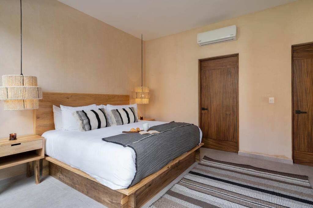 Apartmán Lujoso Departamento Boho-Chic Con Alberca Privada Tulum Exteriér fotografie