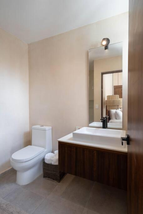 Apartmán Lujoso Departamento Boho-Chic Con Alberca Privada Tulum Exteriér fotografie